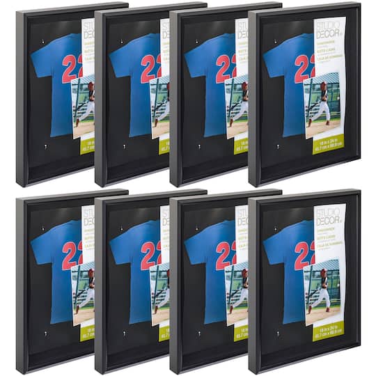 8 Pack: Black 18" x 24" Shadow Box by Studio Décor®
